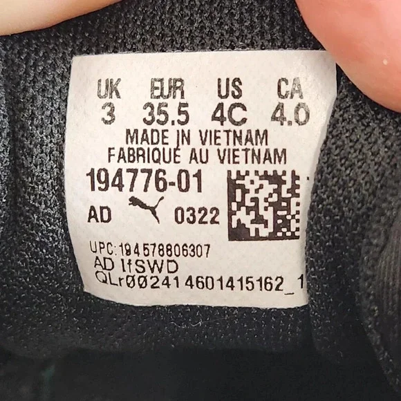 Puma Comet 2 Alt Jr Kids Sneakers Size 4C - Picture 10 of 10